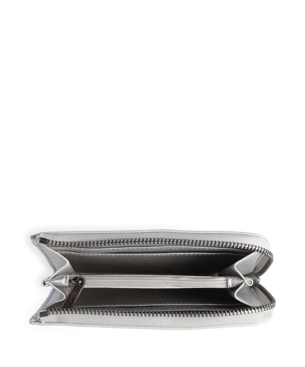 FredsBruder Bestie Half-Zip Wallet silver