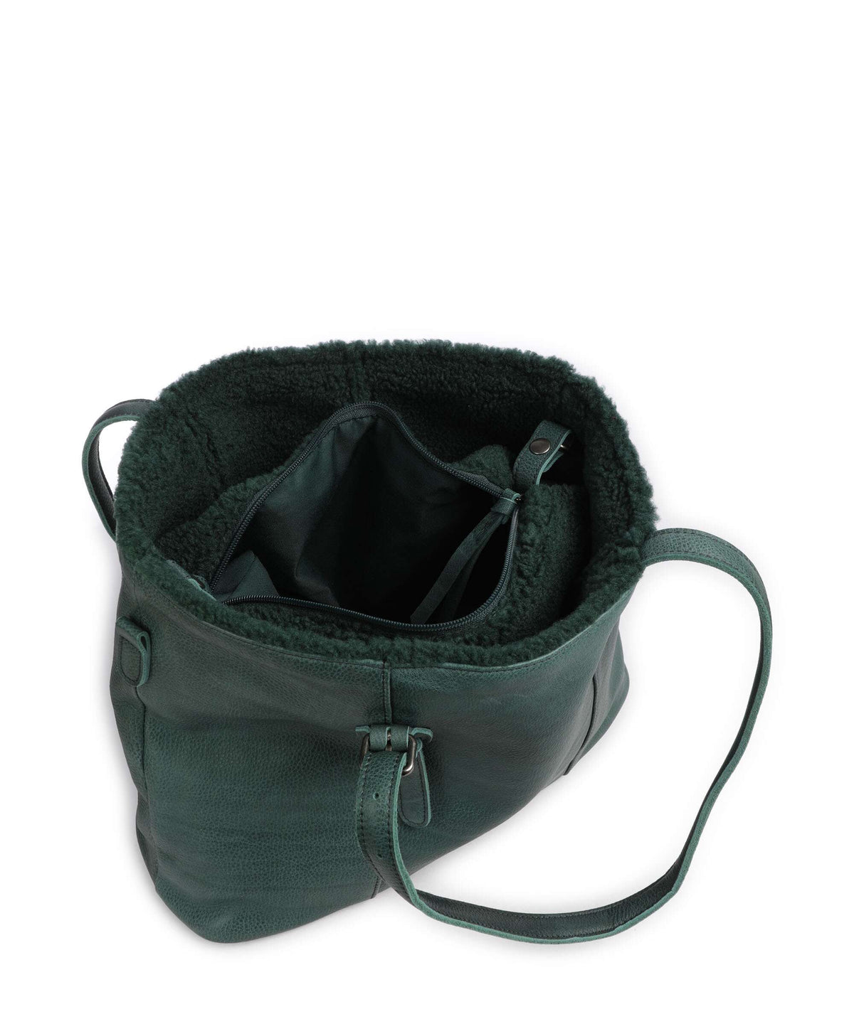 FredsBruder Inside Out Tote bag petrol green