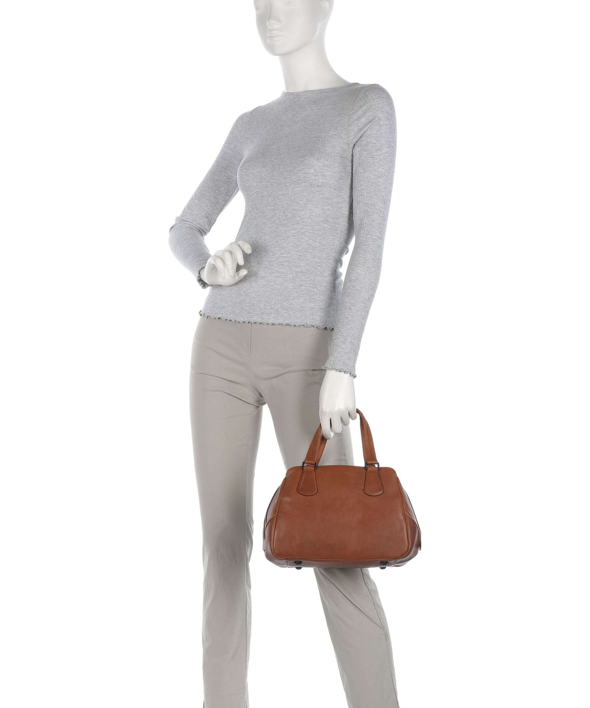 Aunts & Uncles Grandma's Luxury Club Mrs. Peanut Brittle Handbag caramel