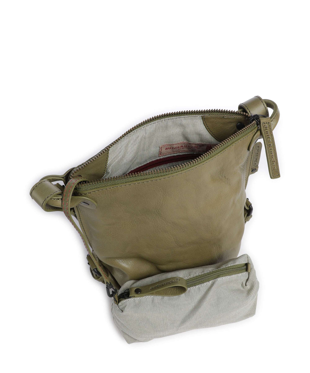 Aunts & Uncles Grandma's Luxury Club Mrs. Chocolate Cookie Crossbody bag olive branch