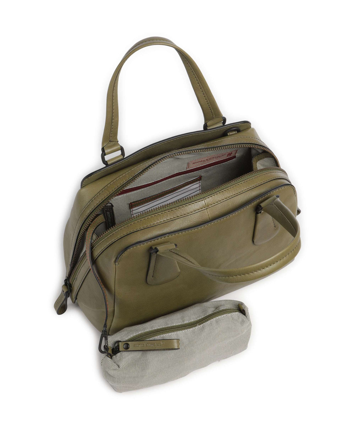 Aunts & Uncles Grandma's Luxury Club Mrs. Peanut Brittle Handbag olive branch