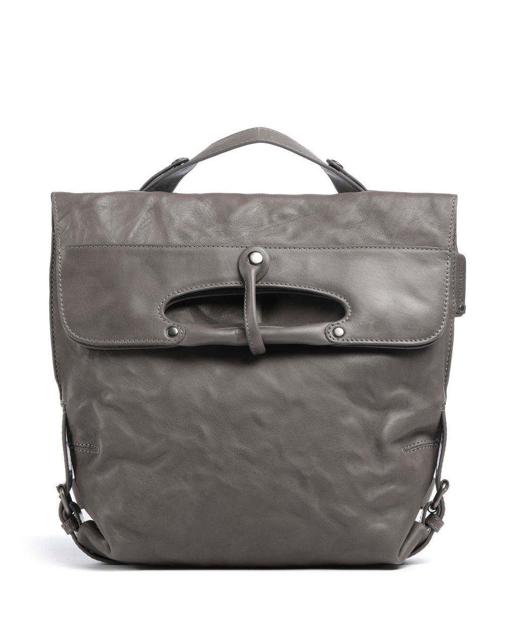 Aunts & Uncles Grandma's Luxury Club Mrs. Mince Pie Backpack bag oyster grey