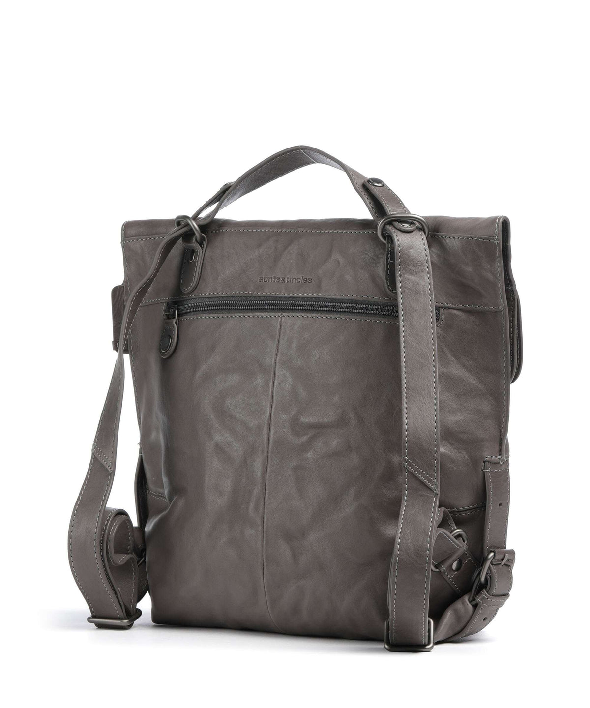 Aunts & Uncles Grandma's Luxury Club Mrs. Mince Pie Backpack bag oyster grey