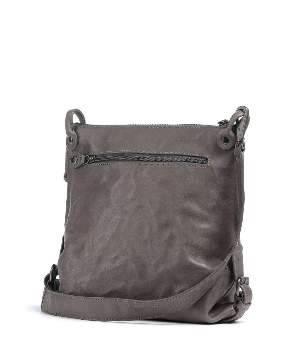 Aunts & Uncles Grandma's Luxury Club Mrs. Raisin Cookie Crossbody bag oyster grey