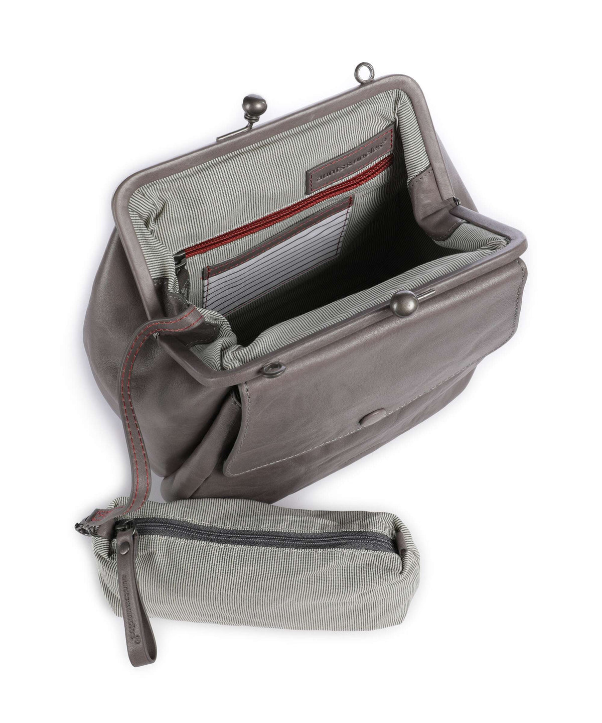 Aunts & Uncles Grandma's Luxury Club Mrs. Cake Pop Crossbody bag oyster grey