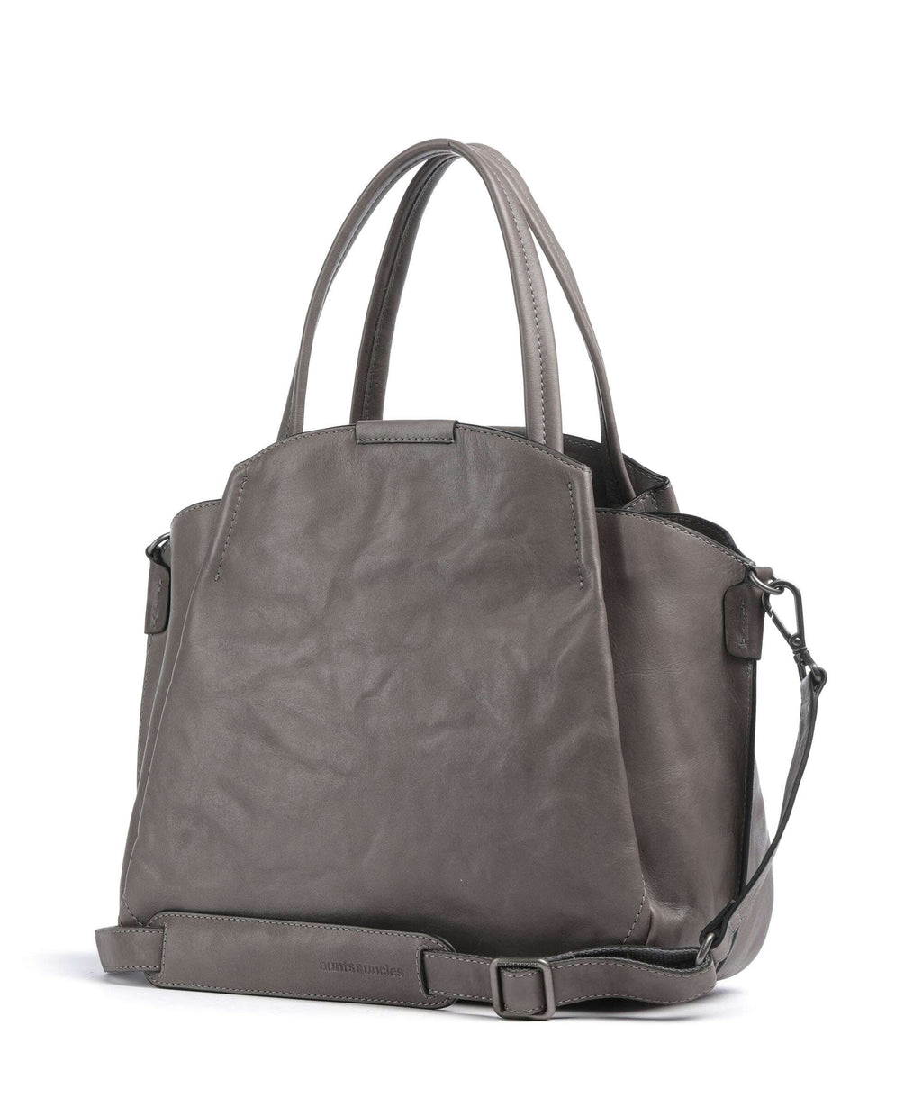 Aunts & Uncles Grandma's Luxury Club Mrs. Chiffon Pie Handbag oyster grey