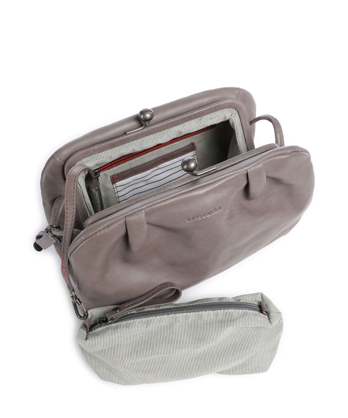 Aunts & Uncles Grandma's Luxury Club Mrs. Frosting Crossbody bag oyster grey