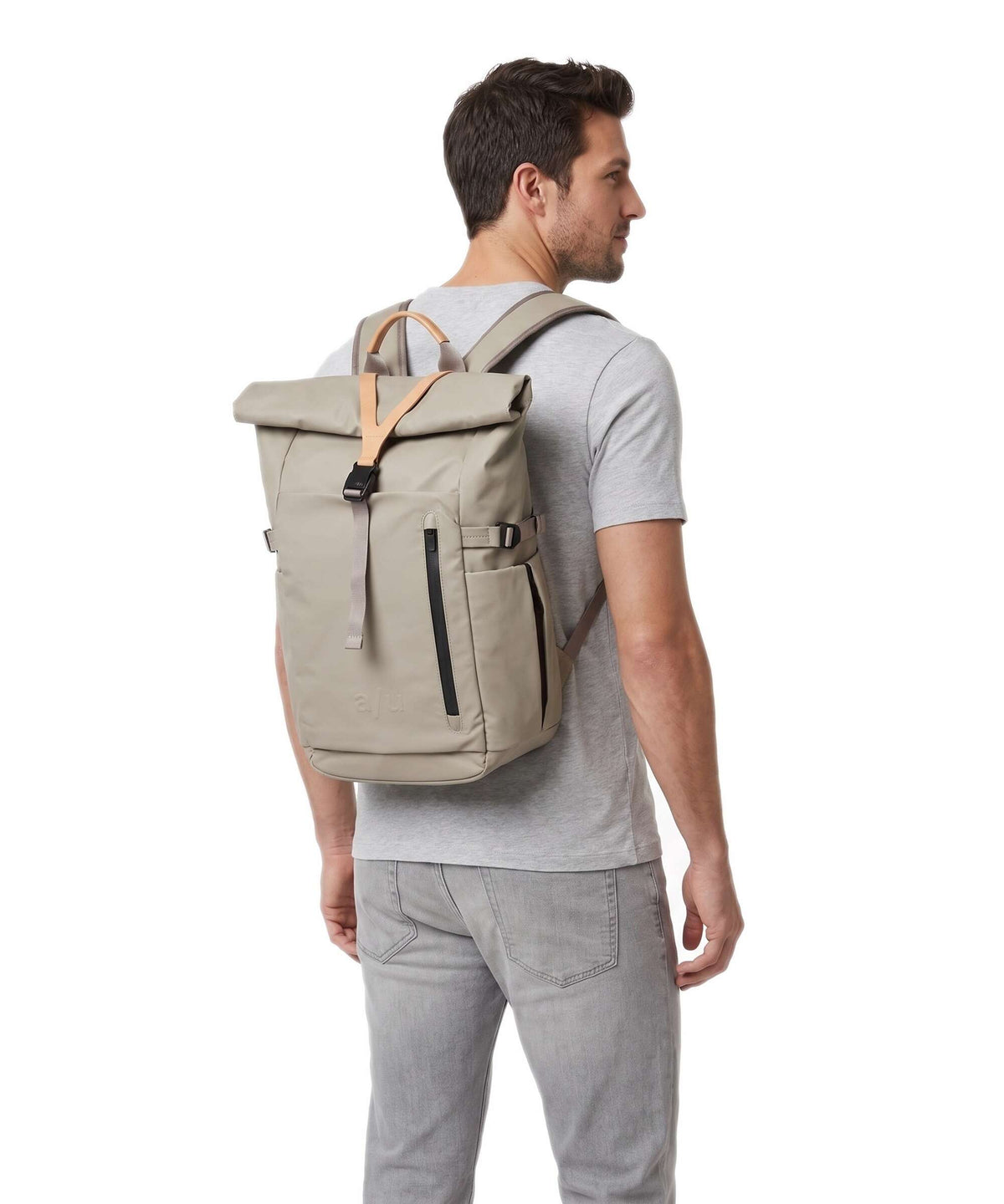 Aunts & Uncles Japan RE Tokachi Rolltop backpack driftwood