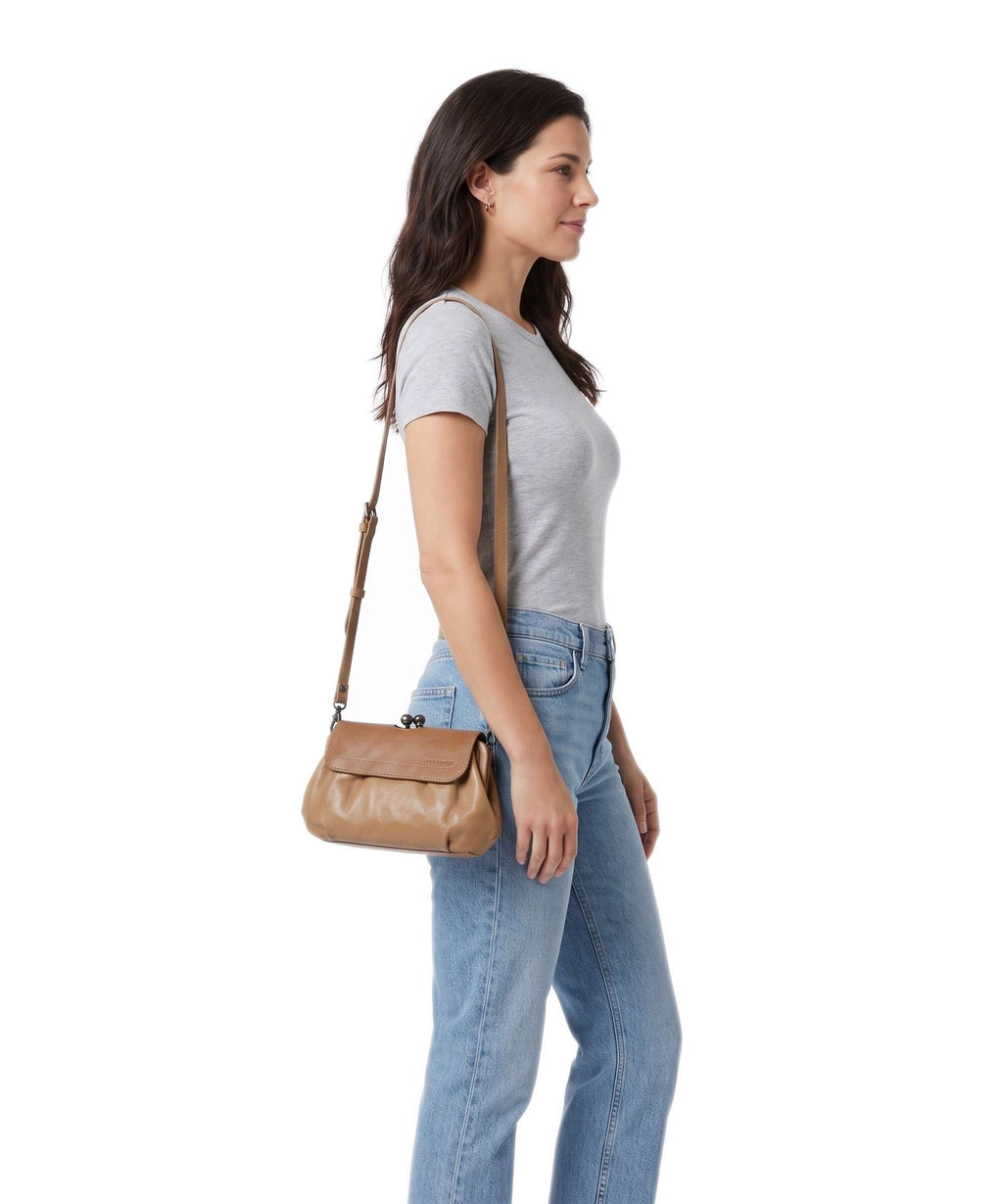 Aunts & Uncles Grandma's Luxury Club Mrs. Whoopie Pie Crossbody bag iced coffee