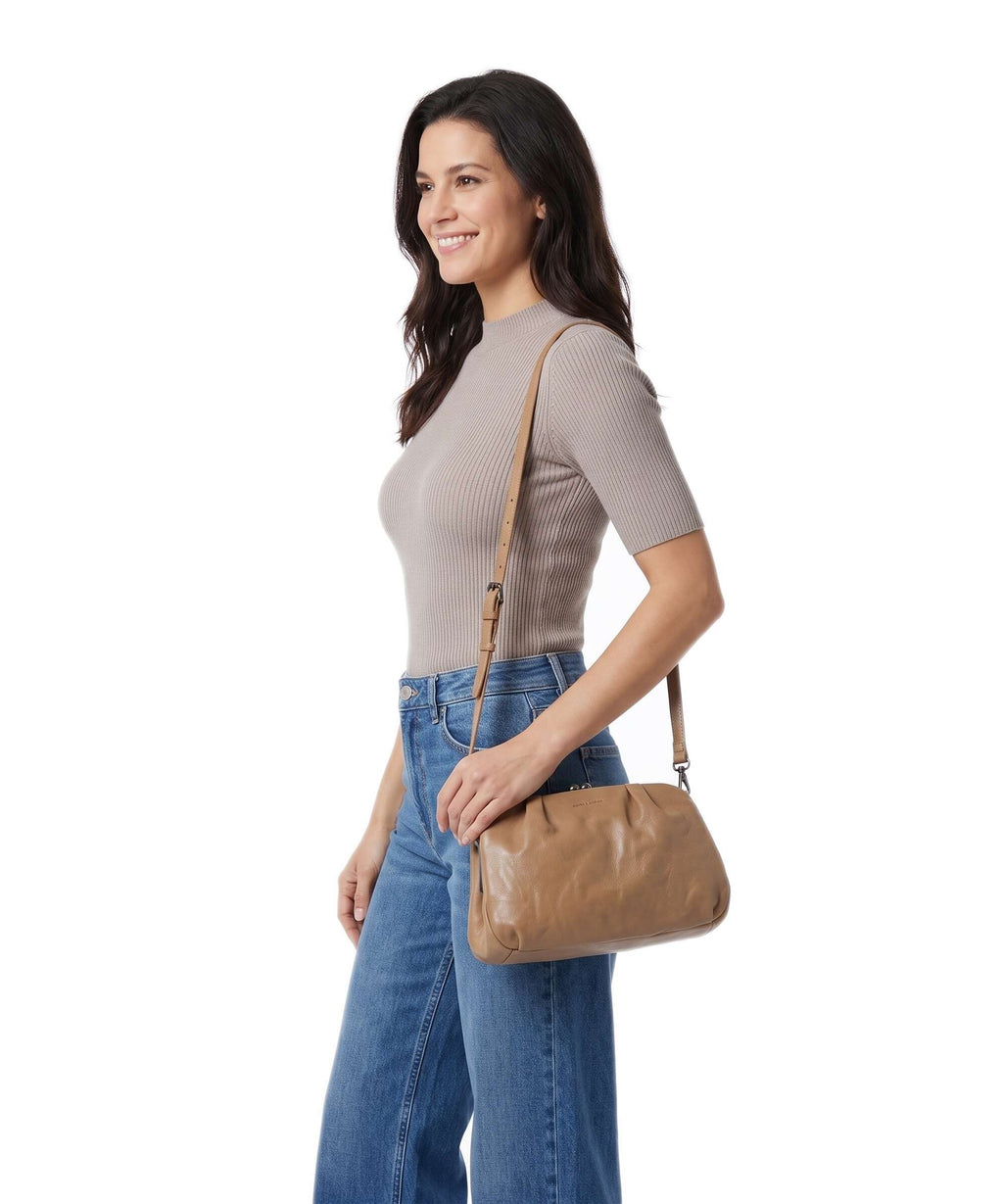 Aunts & Uncles Grandma's Luxury Club Mrs. Frosting Crossbody bag iced coffee