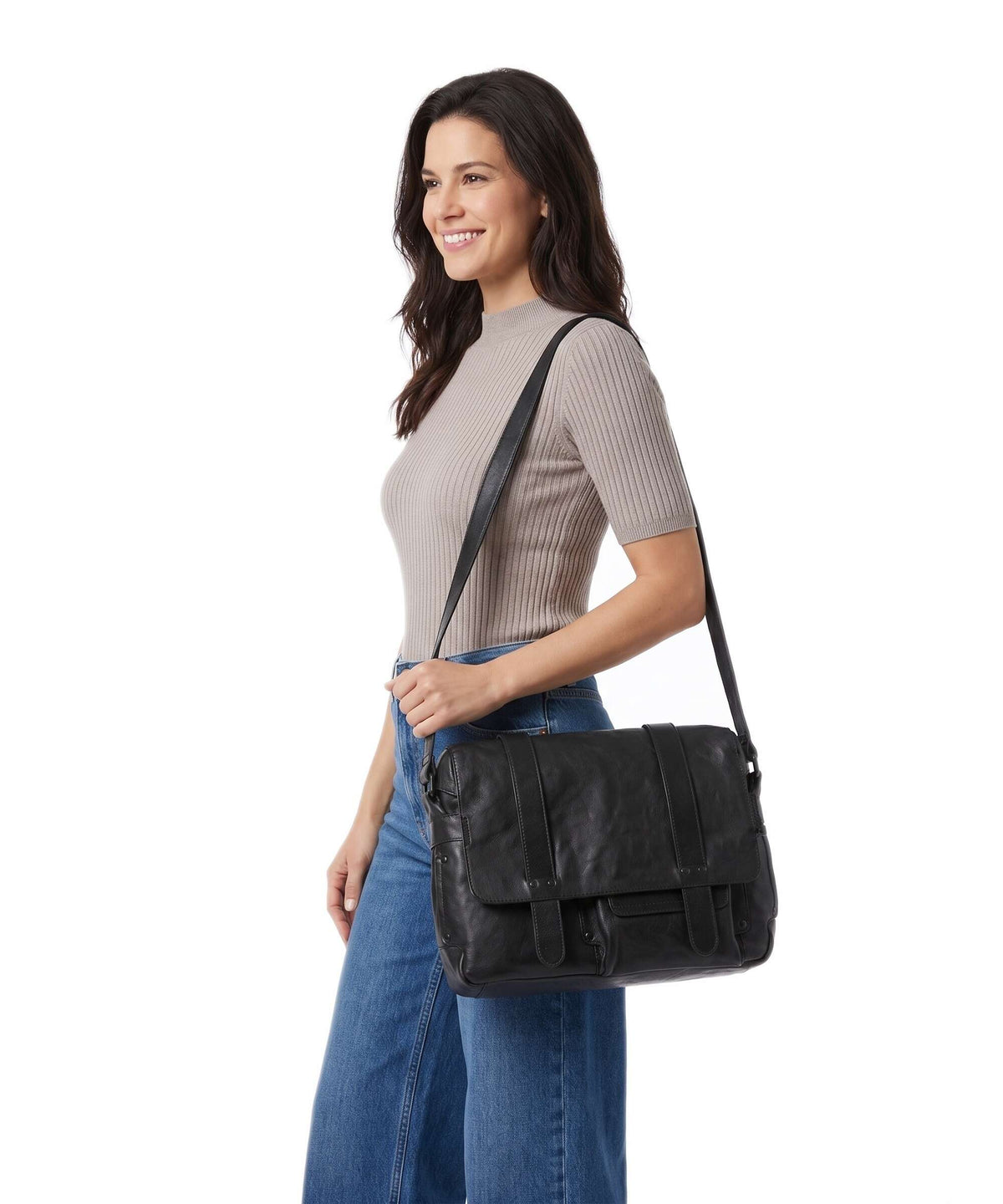 Aunts & Uncles Grandma's Luxury Club Mrs. Honey Pie Messenger bag black smoke