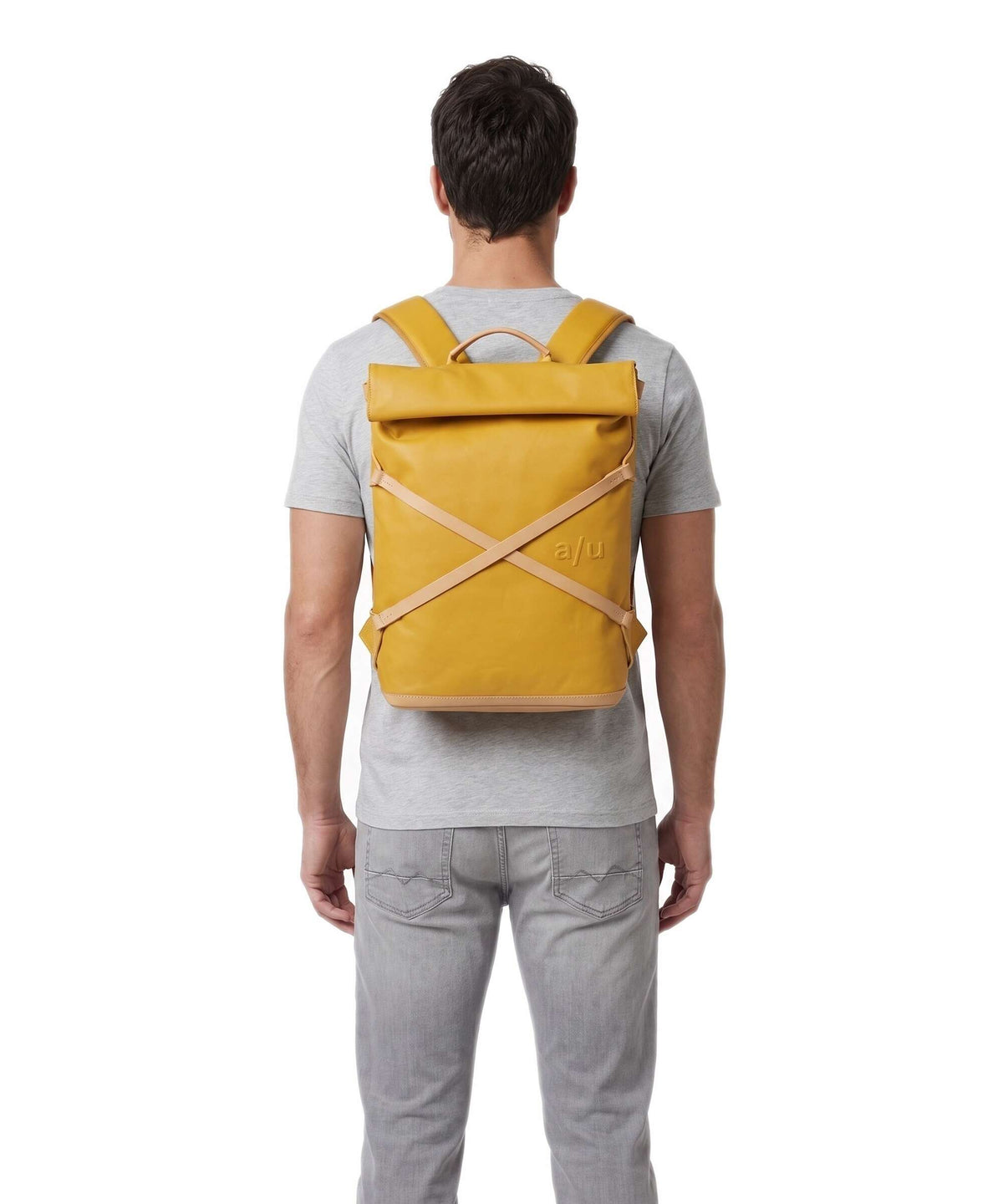 Aunts & Uncles Japan Yokohama Rolltop backpack amber