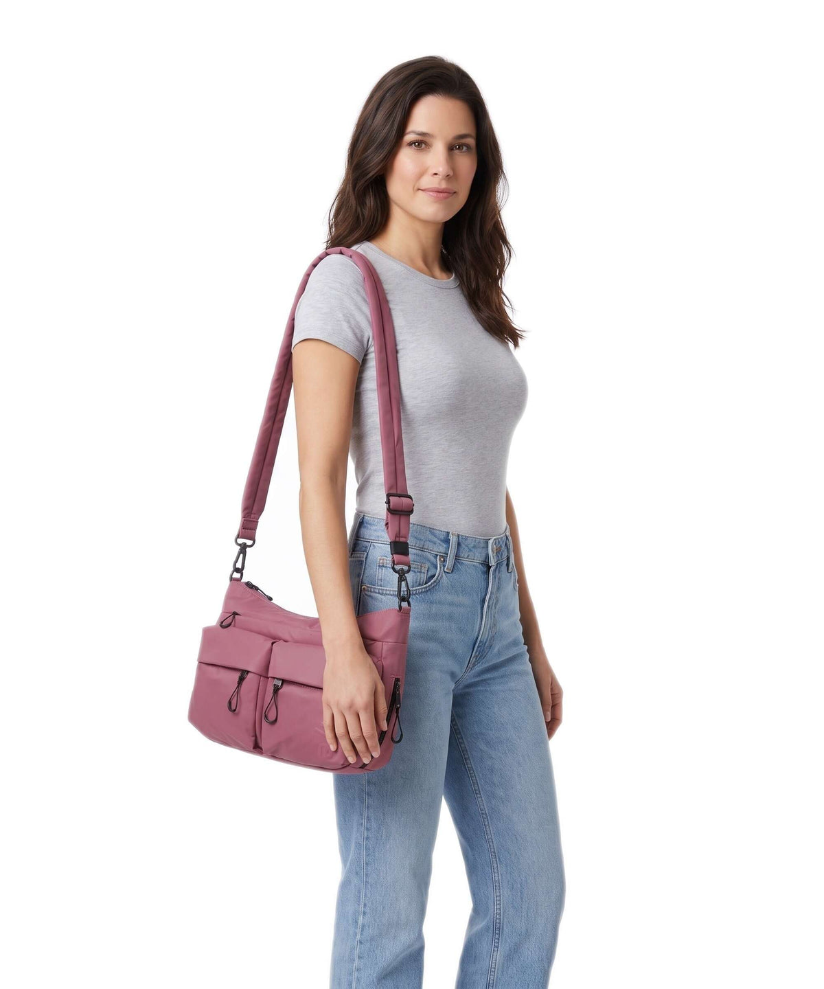 Aunts & Uncles Japan Lite Mogami Crossbody bag berry