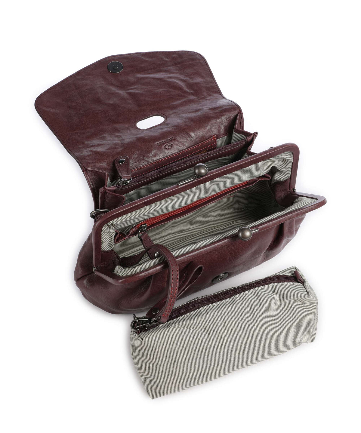 Aunts & Uncles Grandma's Luxury Club Mrs. Madeline Crossbody bag dark cherry