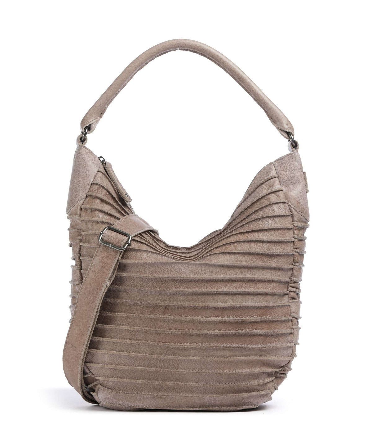 FredsBruder Bestseller Riffeltier S Hobo bag dirty stone