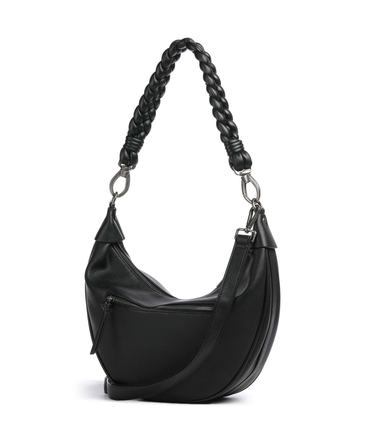FredsBruder Good Vibes Only Hobo bag black