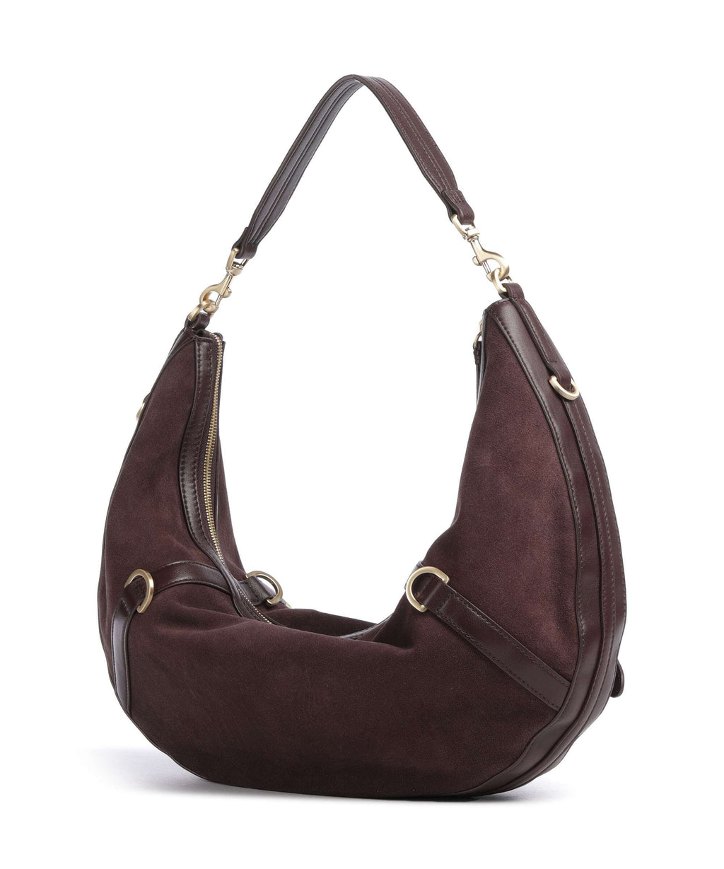 Les Visionnaires Enya Cozy Hobo bag vinyard red