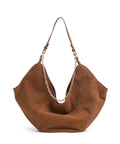 Les Visionnaires Amelie Cozy Chain Hobo bag cognac