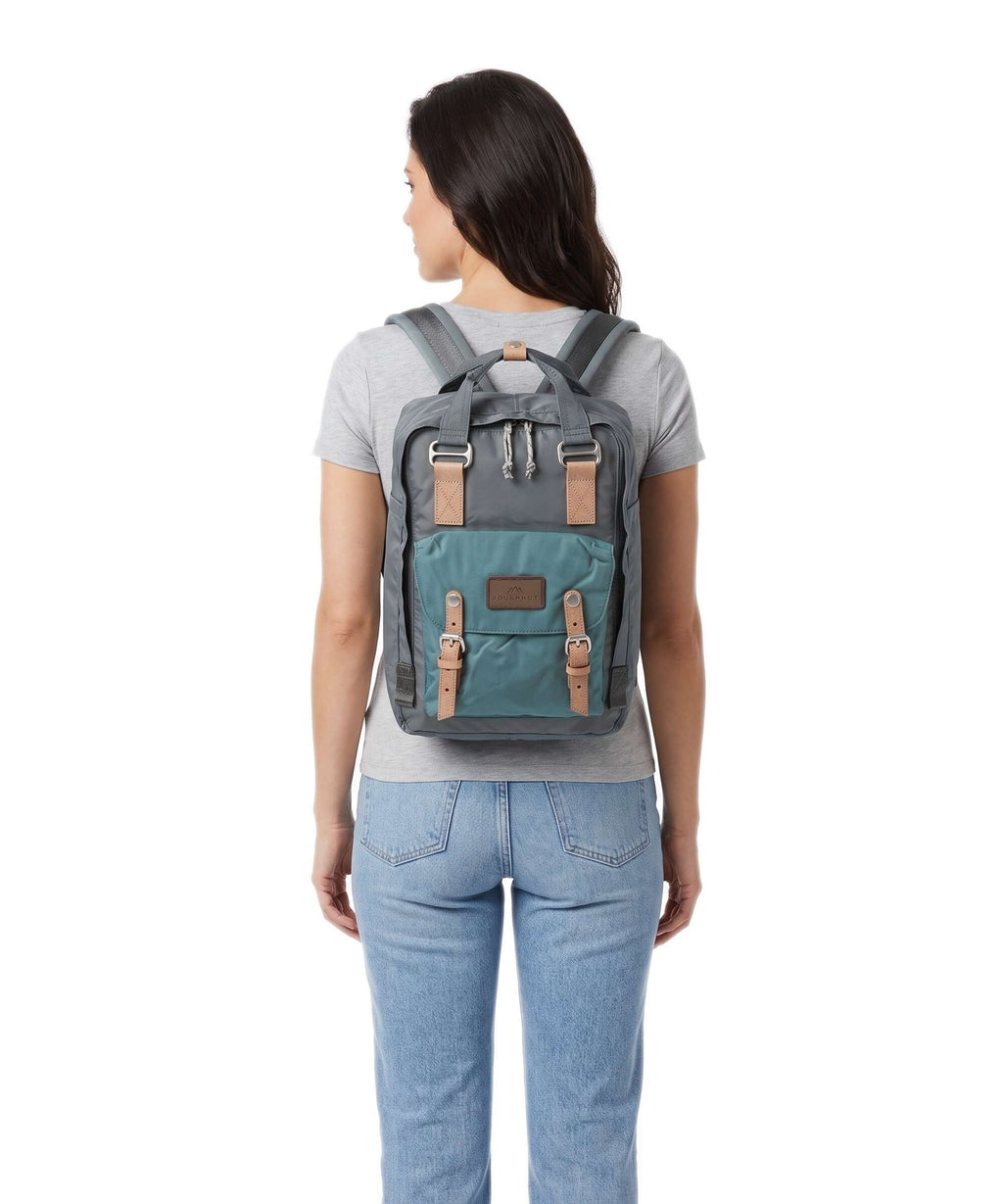 Doughnut Jungle Macaroon Backpack charcoal/teal