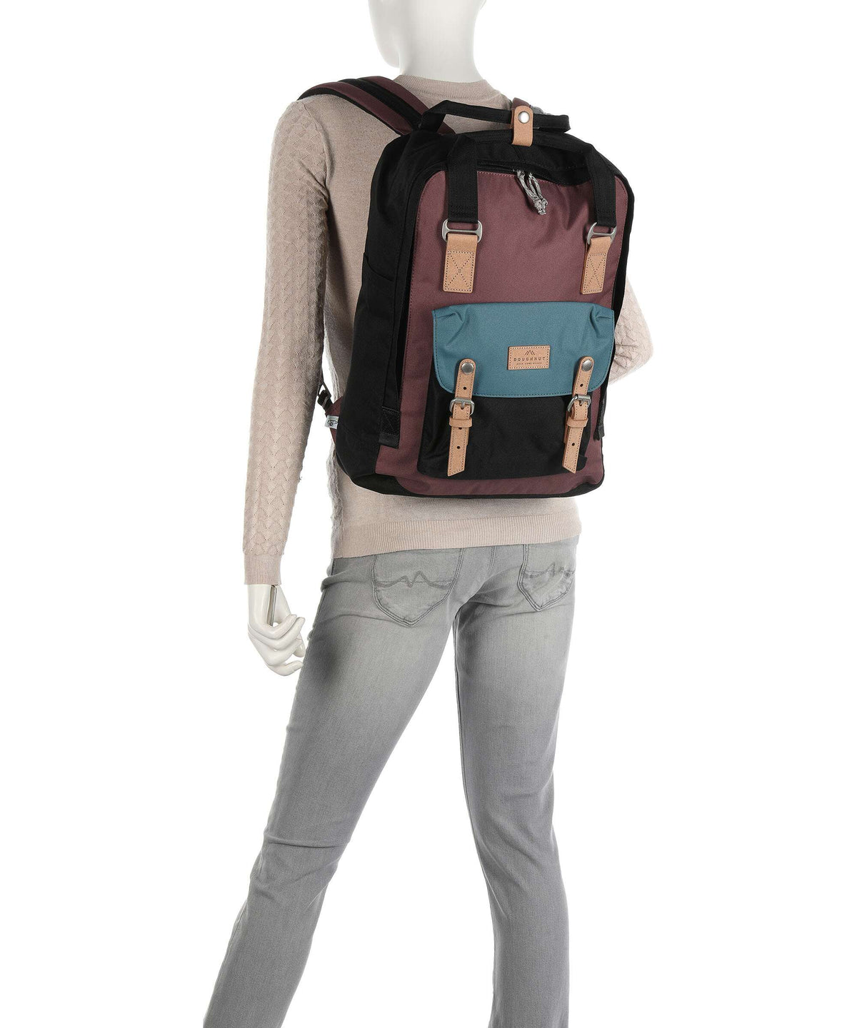 Doughnut Macaroon Backpack grey/dark grey