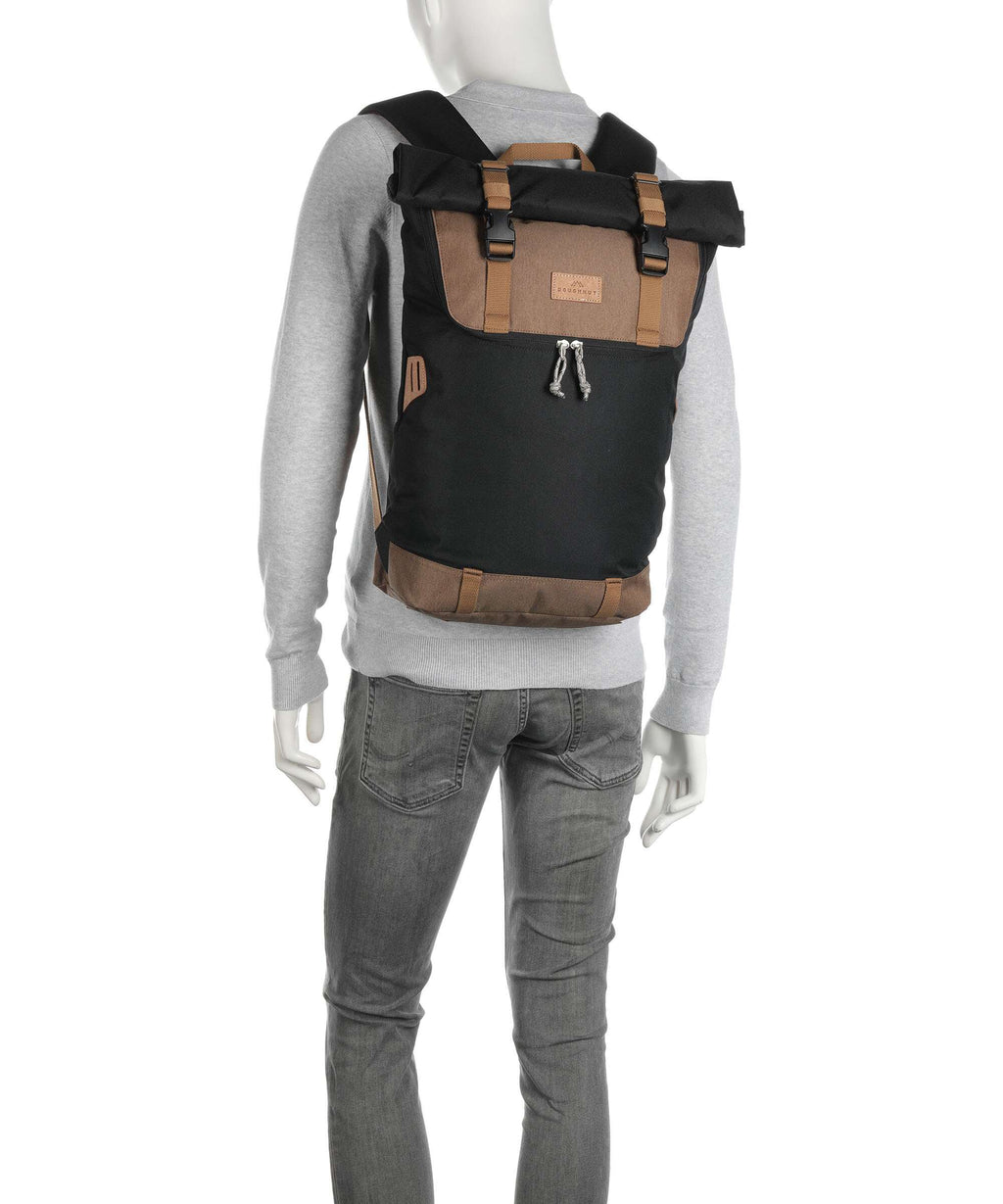 Doughnut Christopher Rolltop backpack khaki/grey