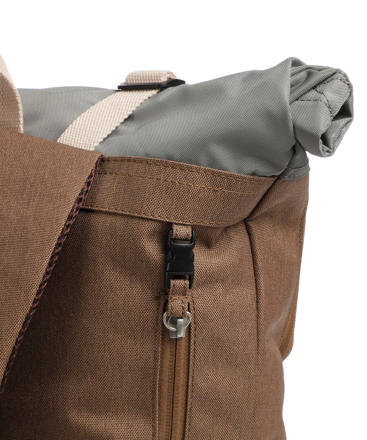 Doughnut Christopher Rolltop backpack khaki/grey
