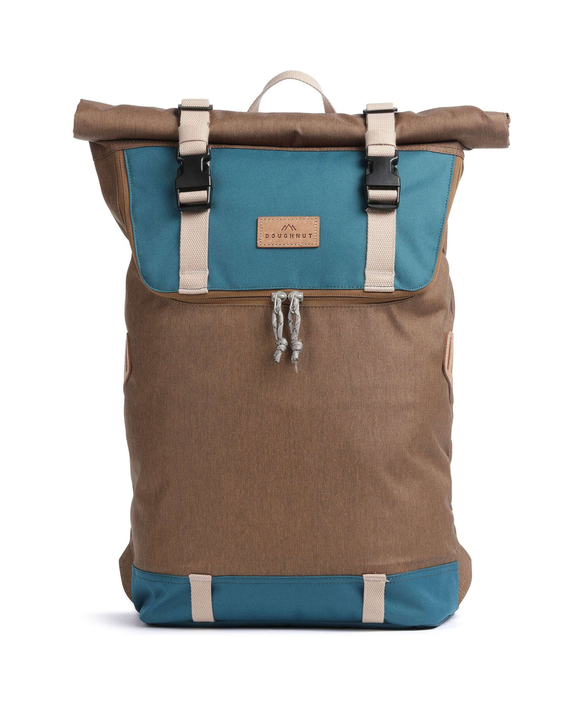Doughnut Christopher Rolltop backpack khaki/teal