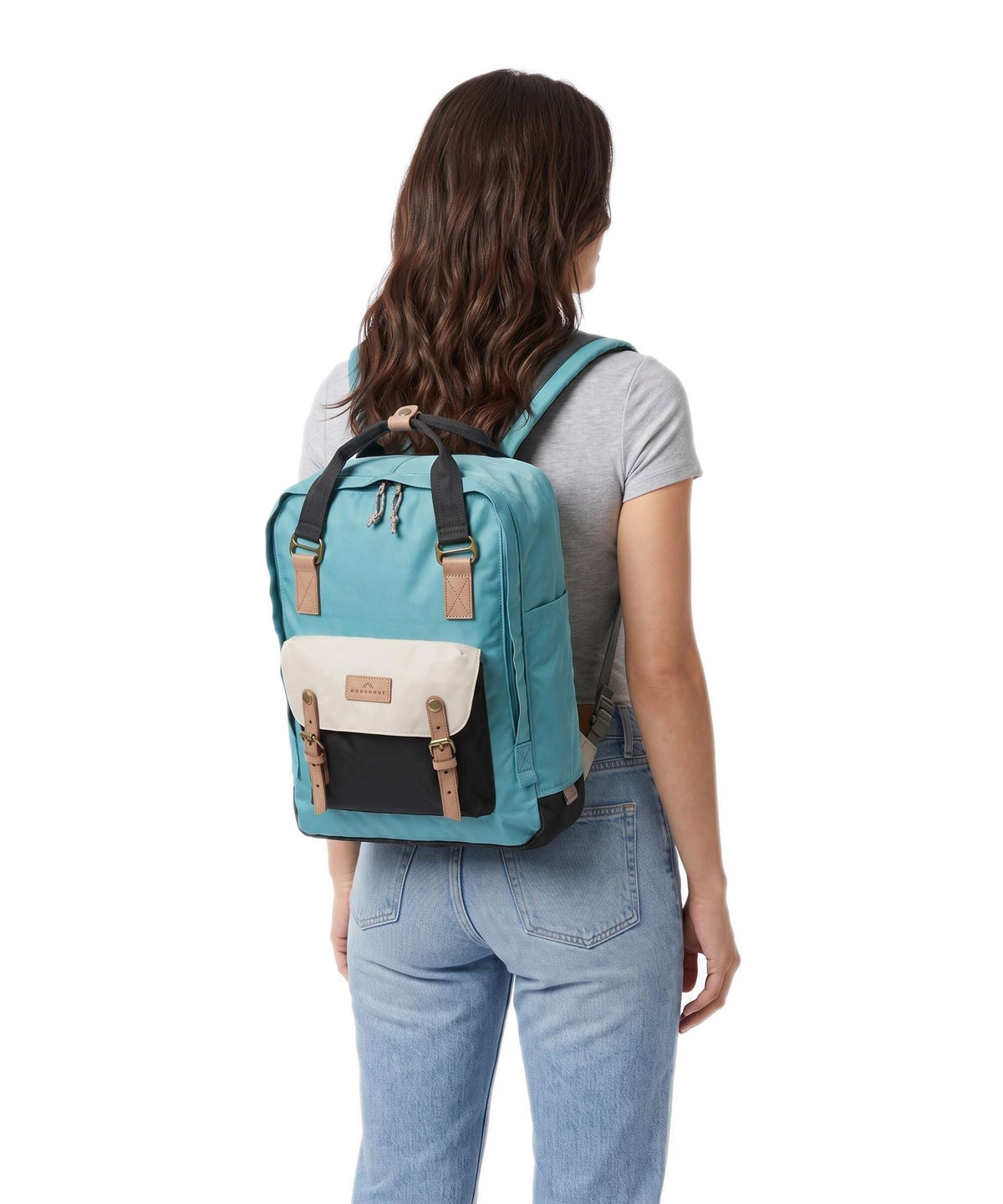 Doughnut Reborn Macaroon L Backpack lagoon/stone