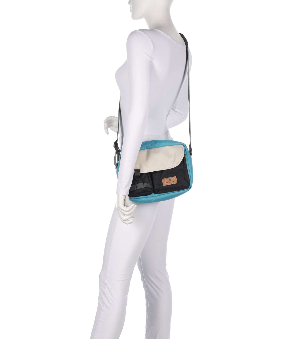 Doughnut Reborn Mission Lite Crossbody bag lagoon/stone