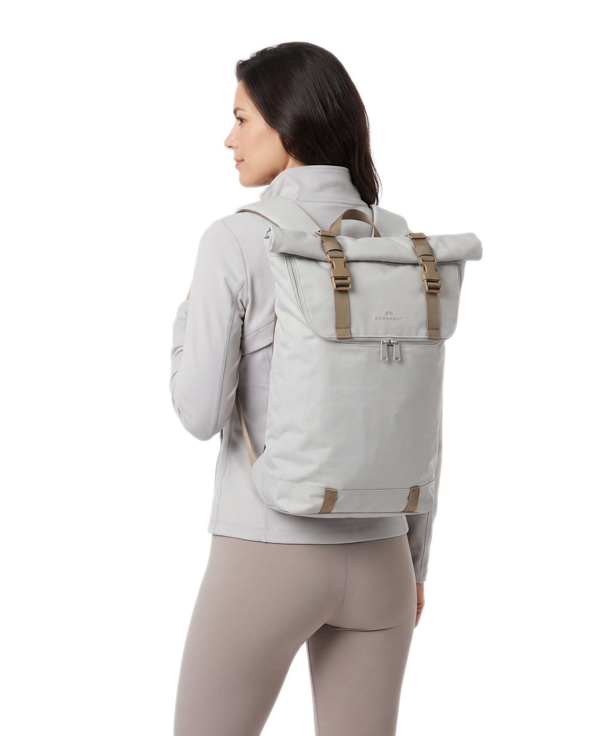 Doughnut Mediative Christopher Rolltop backpack sand 