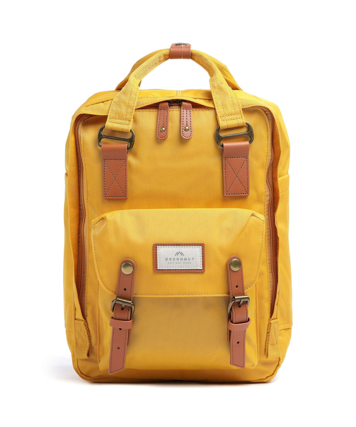 Doughnut Macaroon Backpack mustard