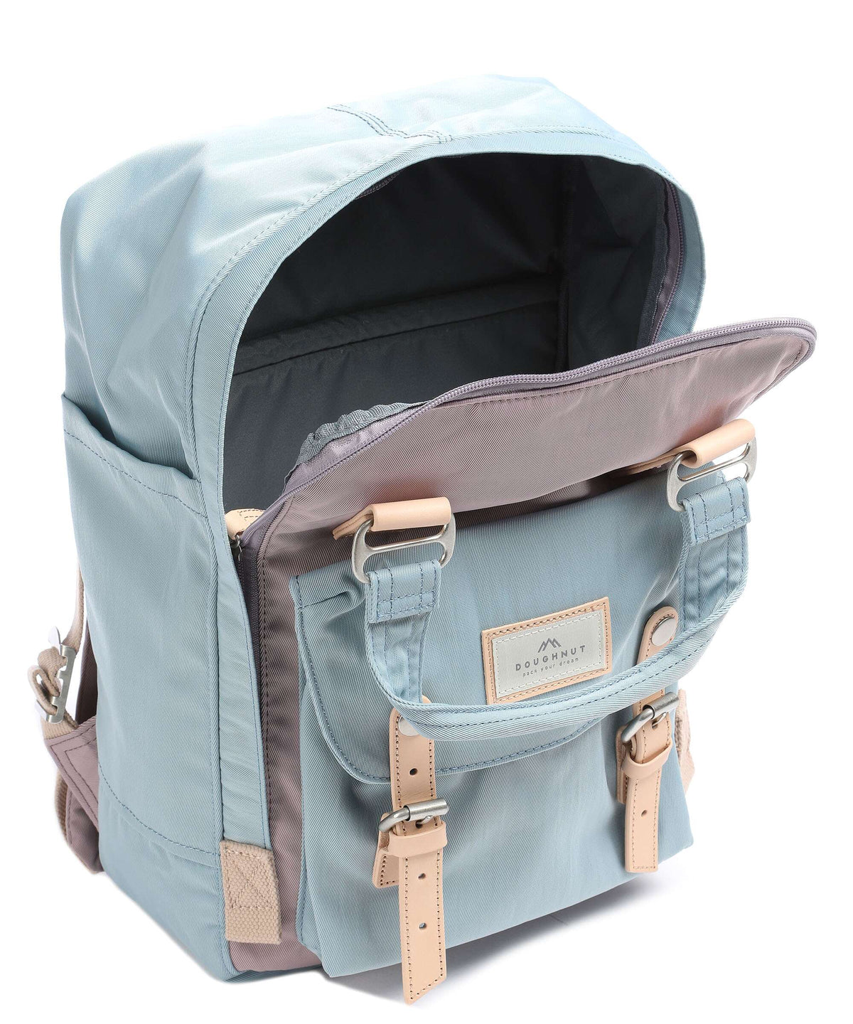 Doughnut Macaroon Backpack lilac/light blue