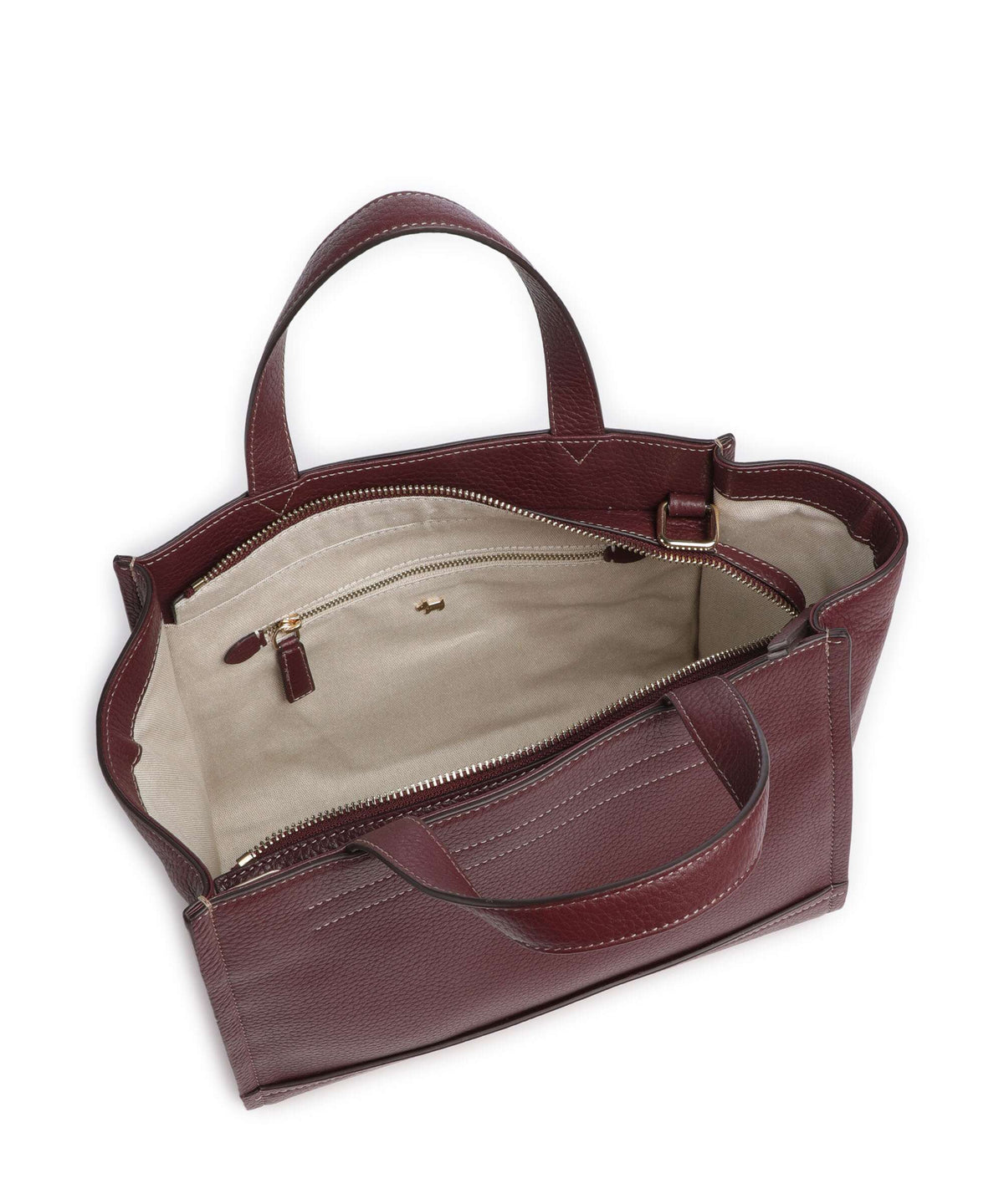 Radley London Oak Street Handbag dark cherry