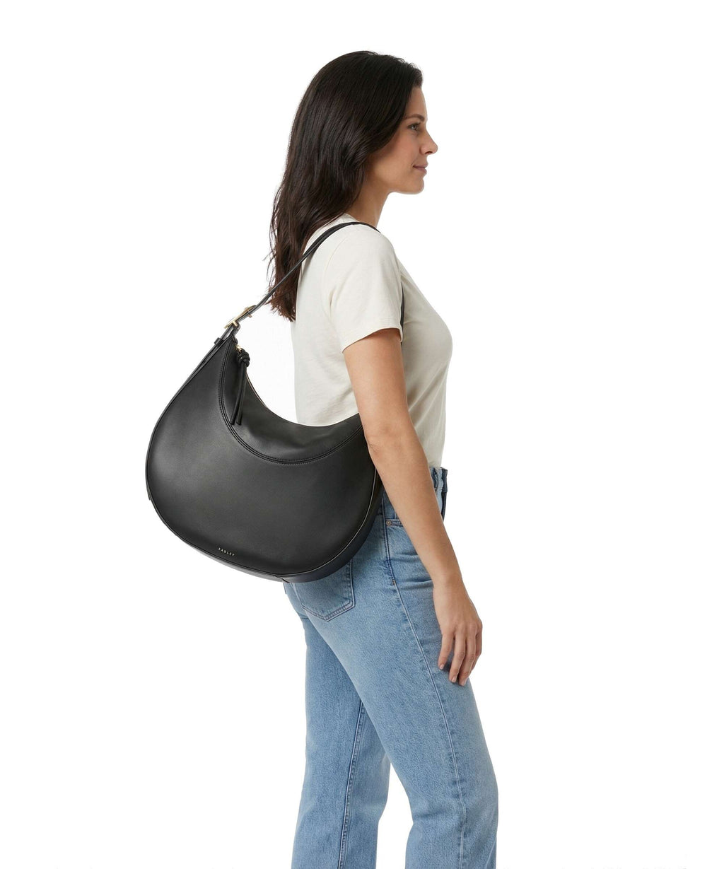 Radley London Bliss Crescent Hobo bag black
