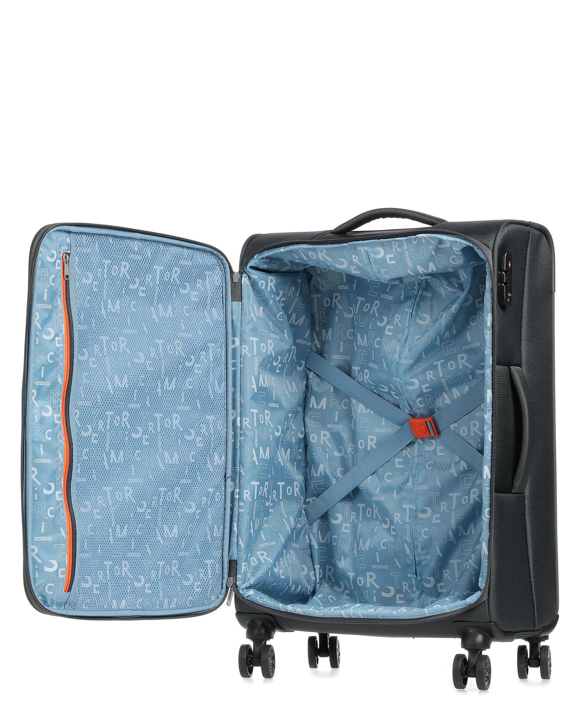 American Tourister Sea Seeker Spinner (4 wheels) charcoal grey