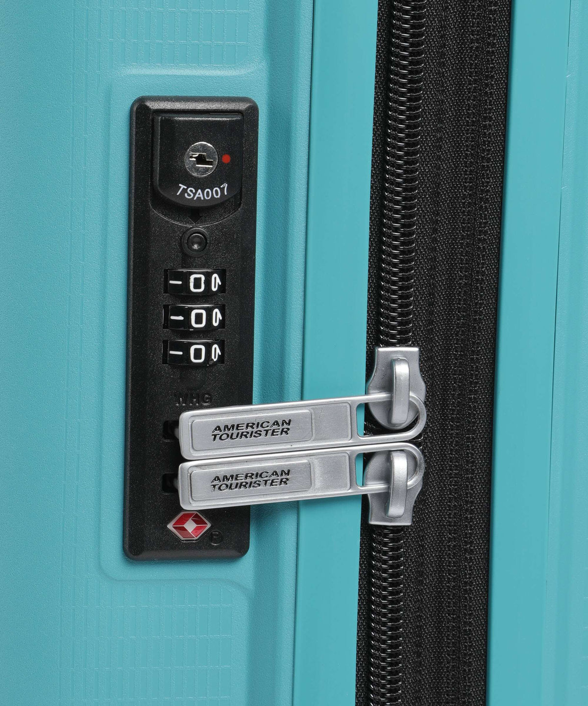 American Tourister Aerostep Spinner (4 wheels) turquoise tonic