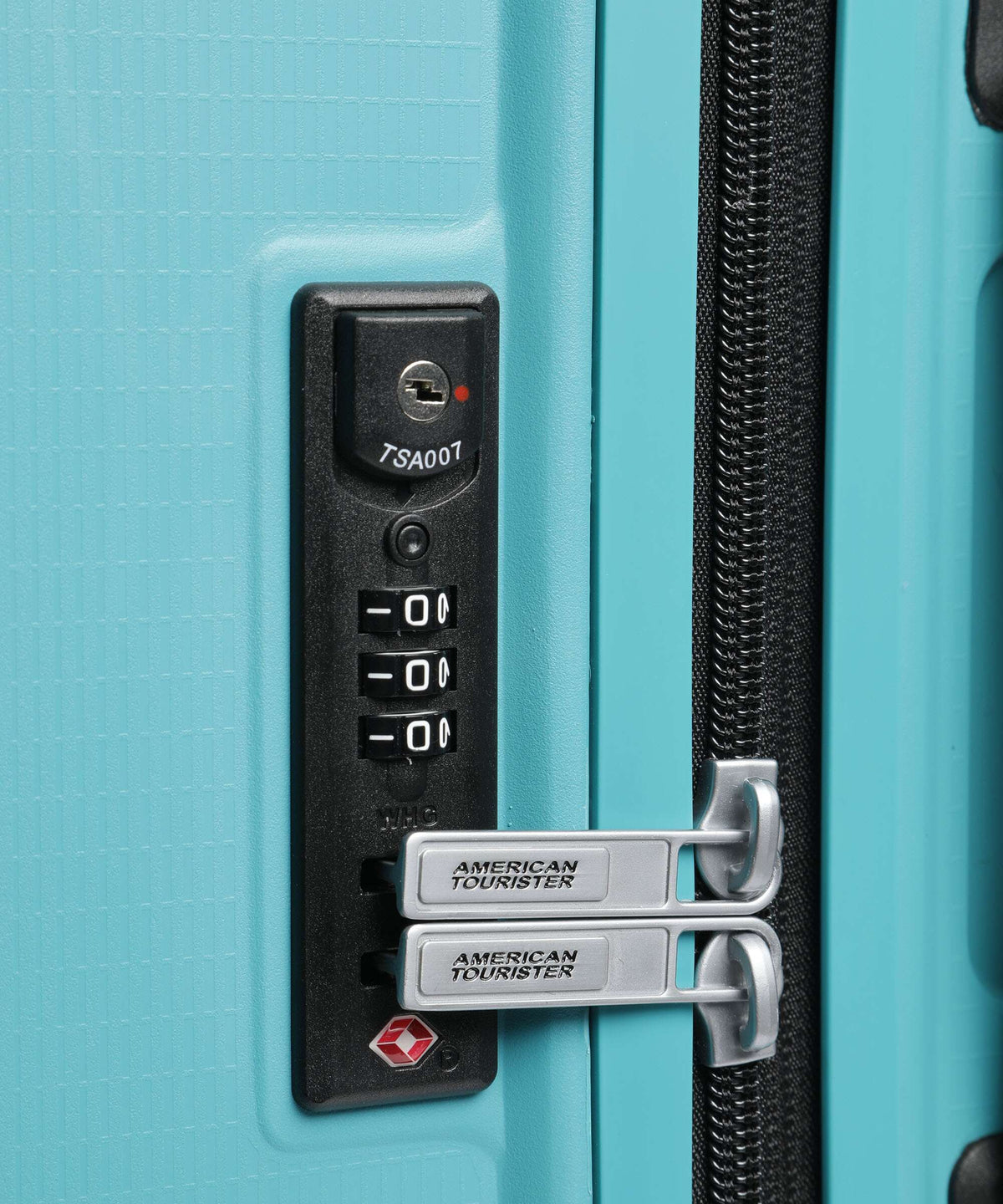 American Tourister Aerostep Spinner (4 wheels) turquoise tonic