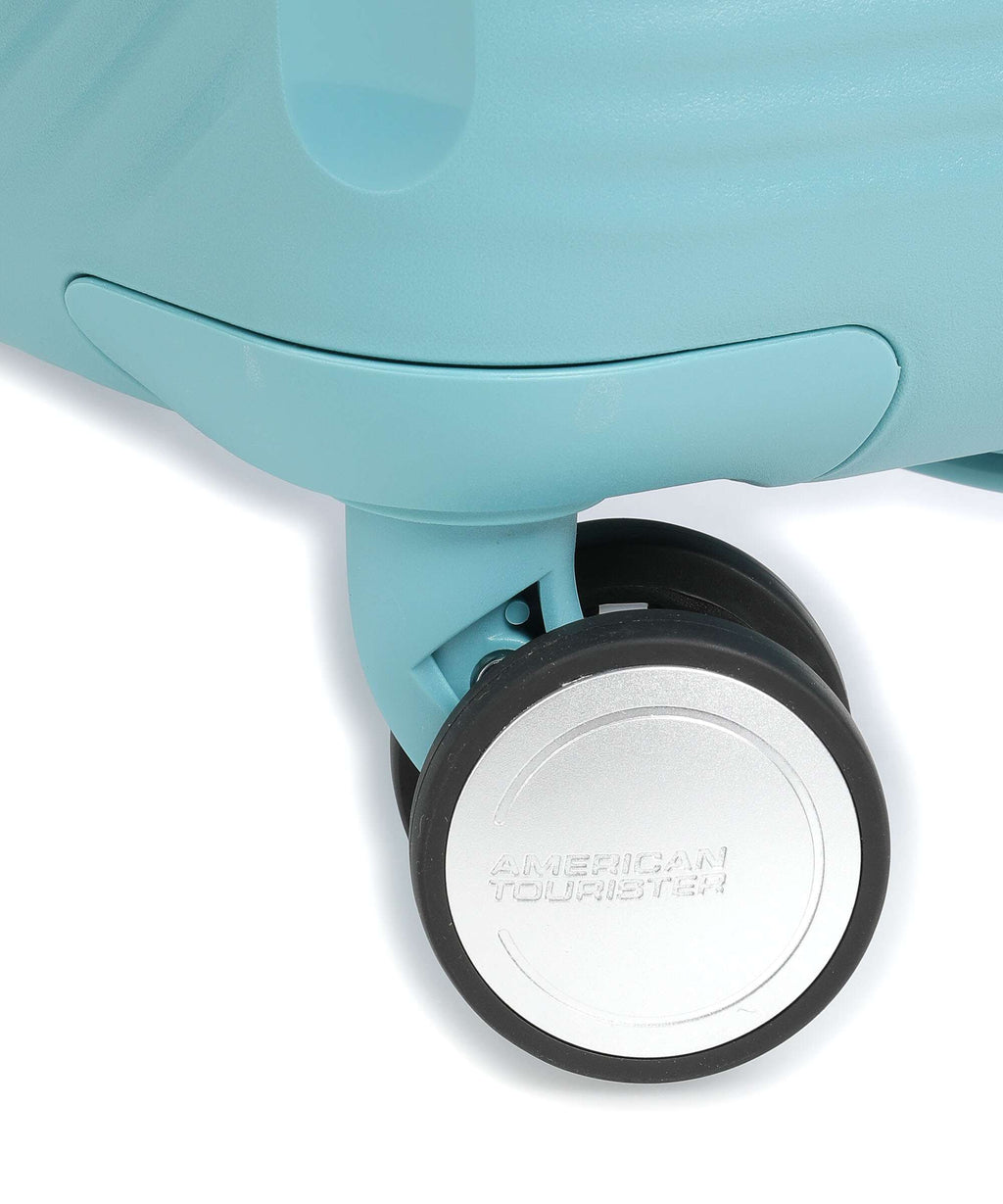 American Tourister Soundbox Spinner (4 wheels) turquoise tonic