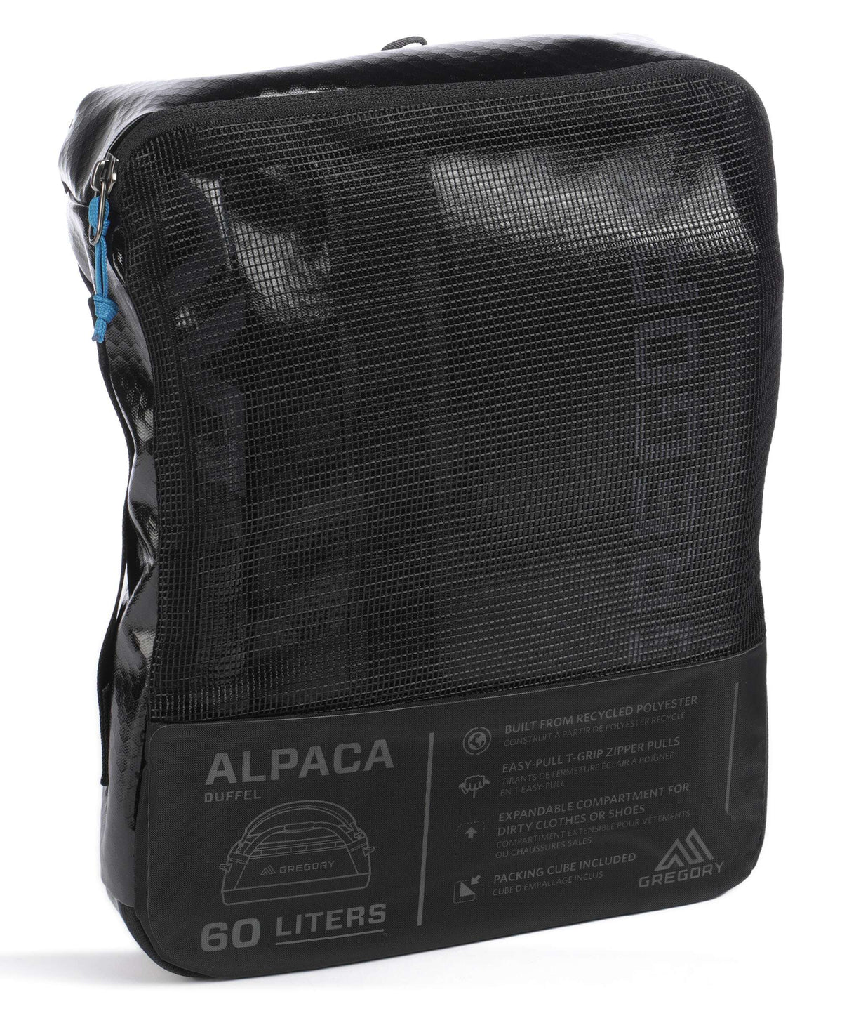 Gregory Alpaca 60 Travel bag obsidian black