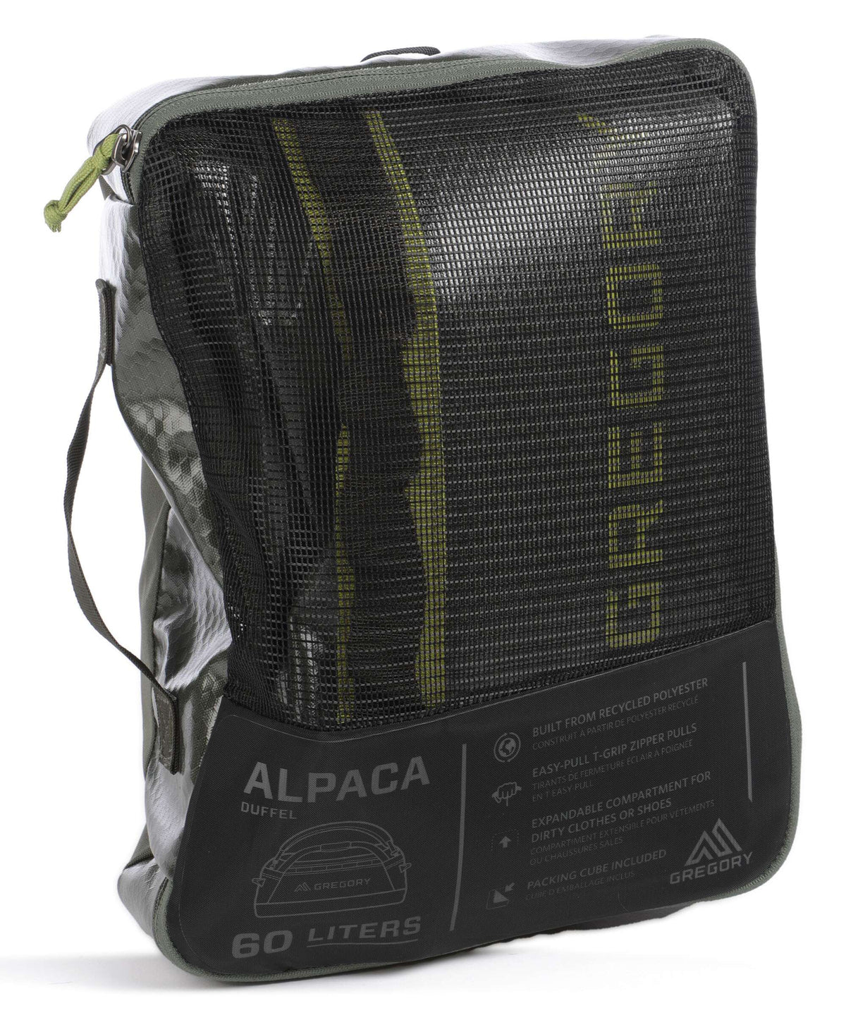 Gregory Alpaca 60 Travel bag fir green