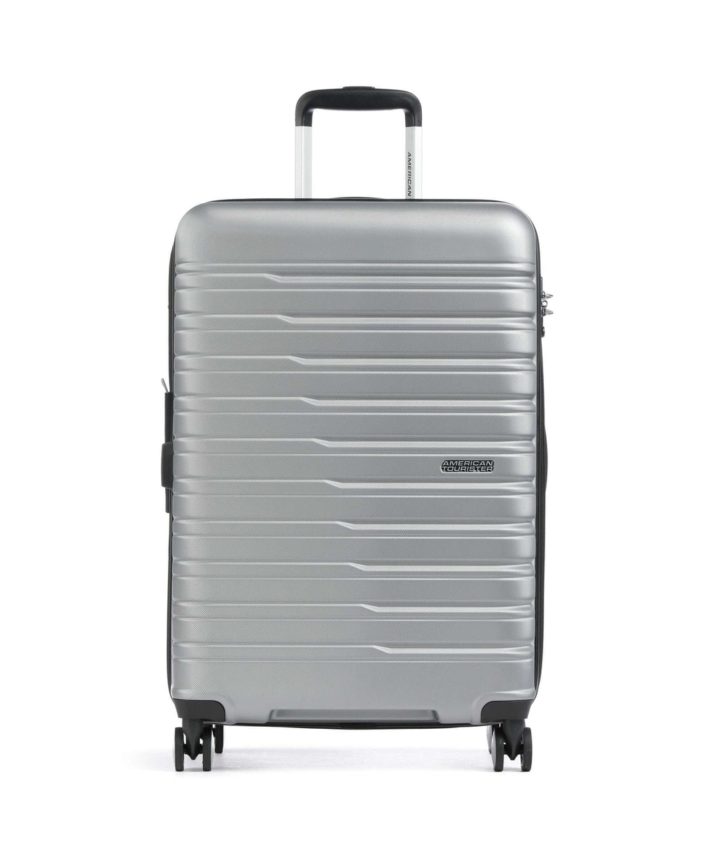 American Tourister Flashline Spinner (4 wheels) sky silver