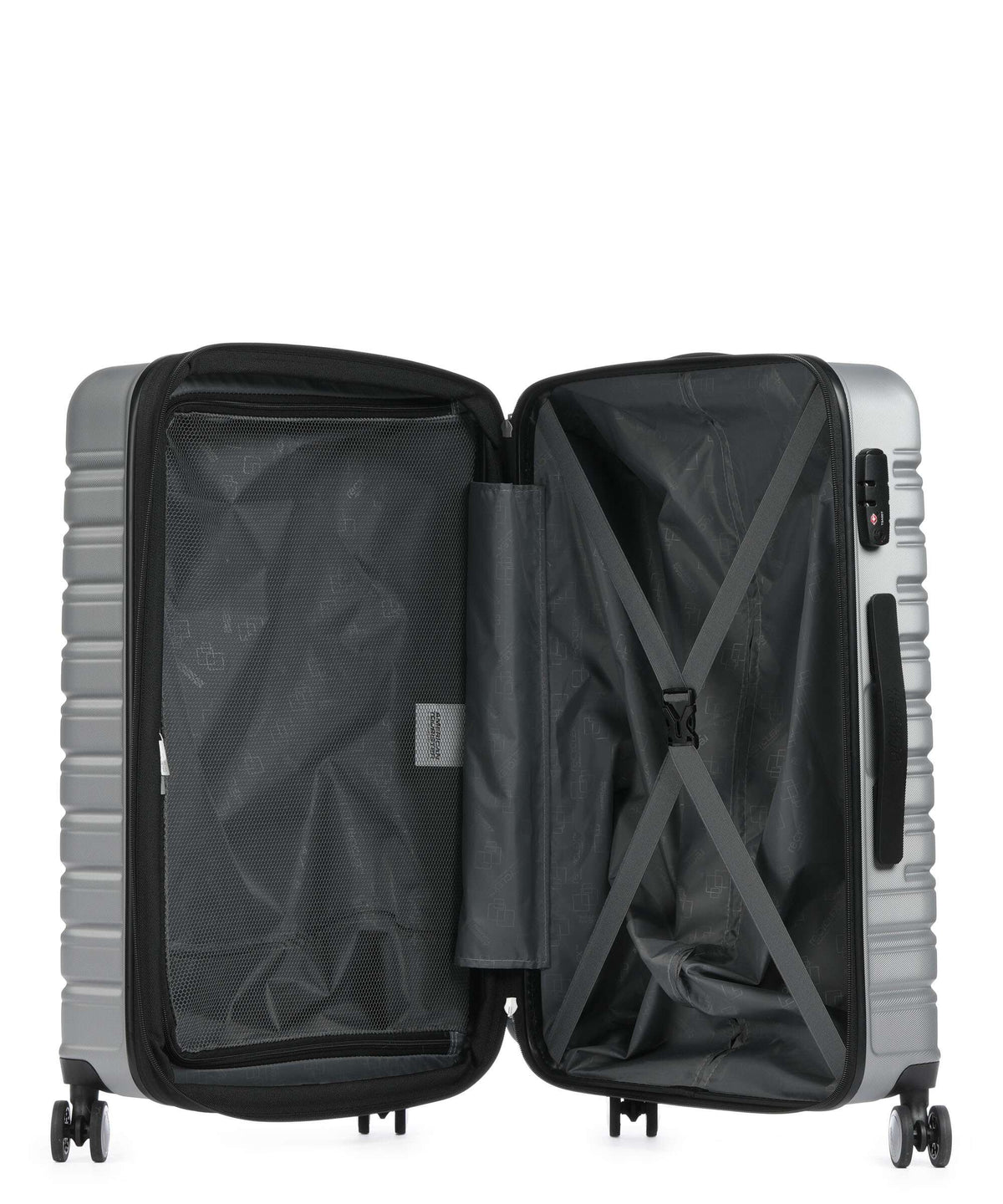 American Tourister Flashline Spinner (4 wheels) sky silver