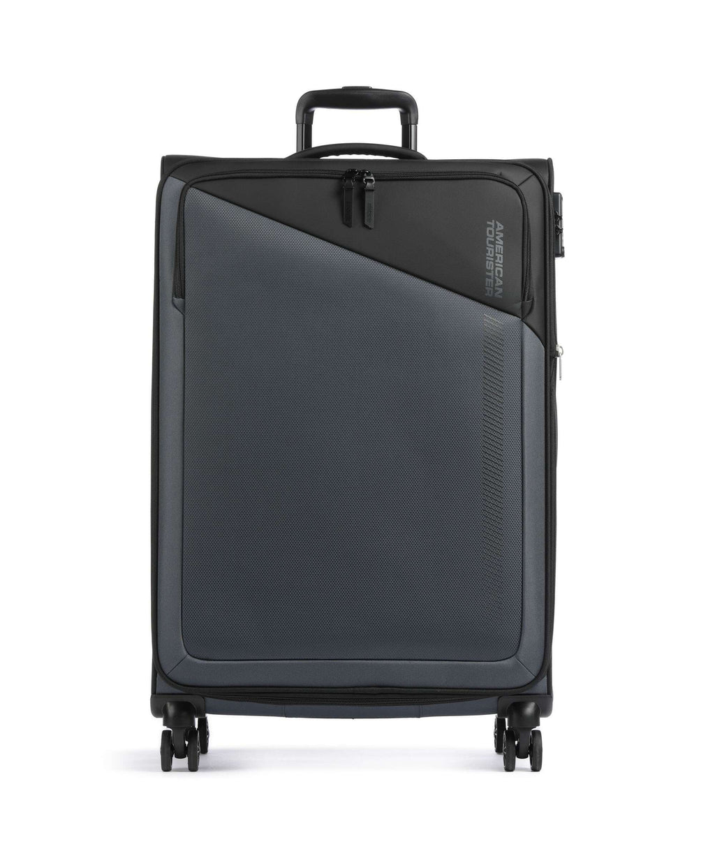 American Tourister Daring Dash L Spinner (4 wheels) black/grey