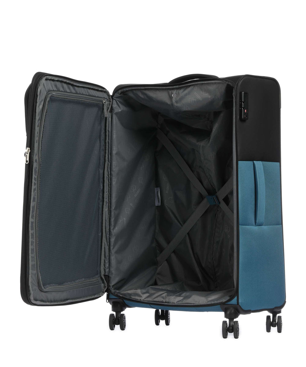 American Tourister Daring Dash L Spinner (4 wheels) black/blue