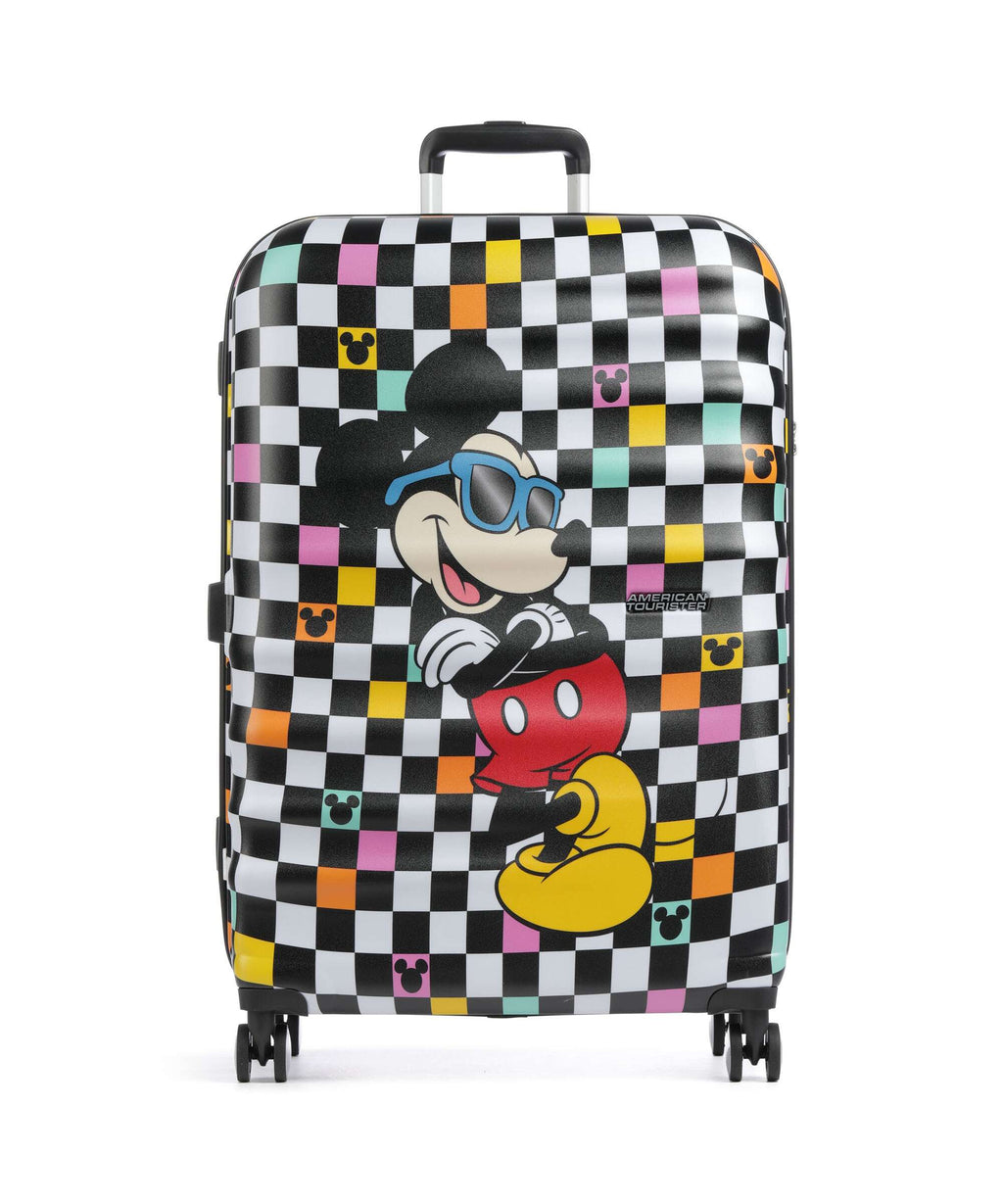 American Tourister Wavebreaker Disney Spinner (4 wheels) mickey check
