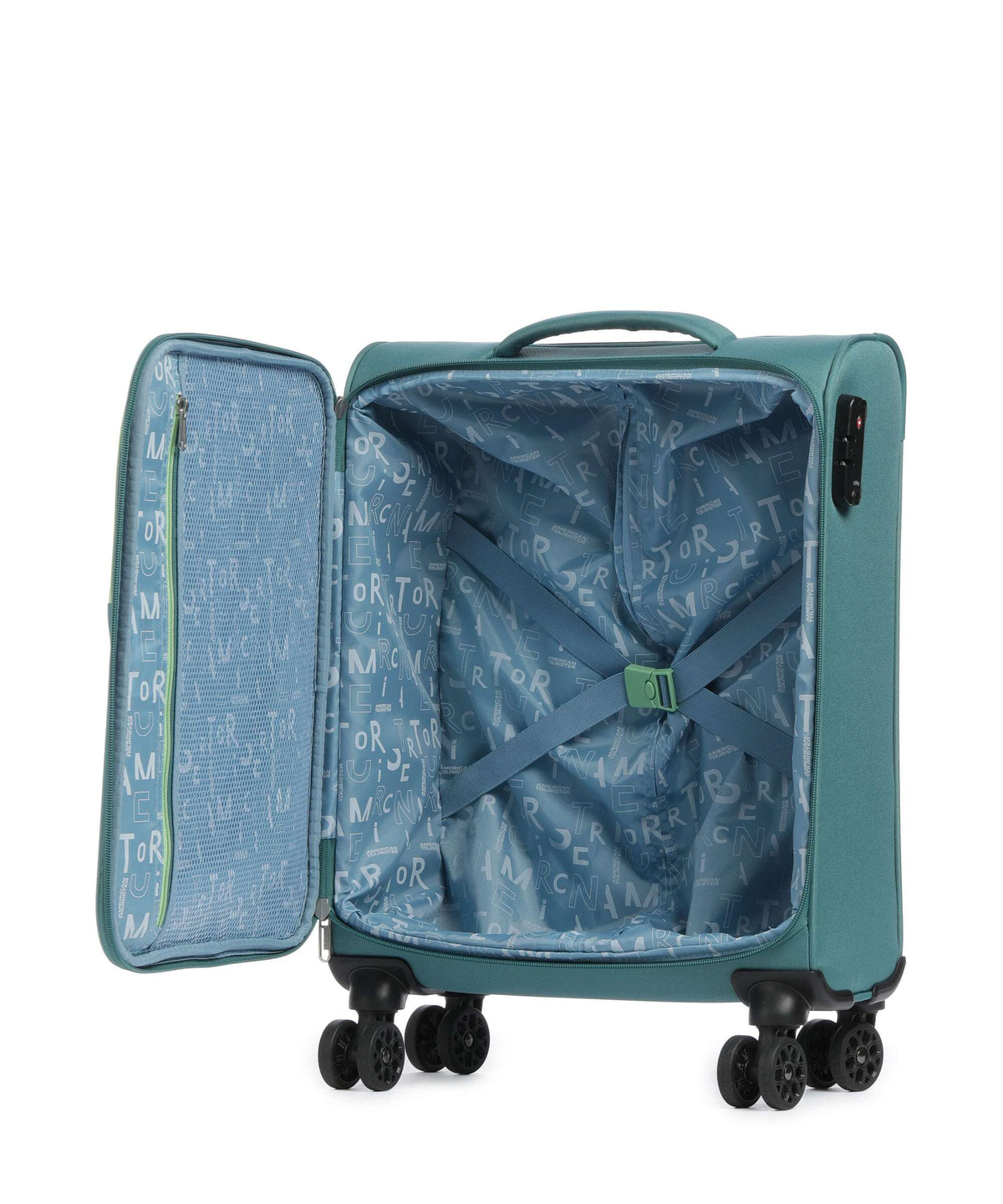 American Tourister Sea Seeker Spinner (4 wheels) bayou green