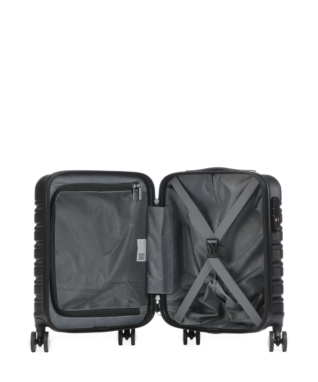 American Tourister Flashline Spinner (4 wheels) shadow black