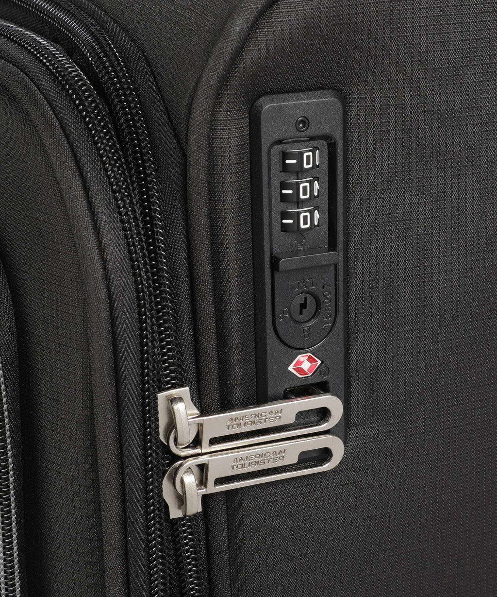 American Tourister Cloudrider S Spinner (4 wheels) jet black
