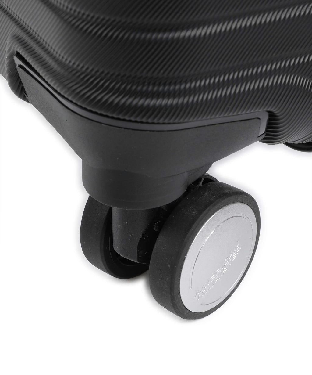 American Tourister Flashline Spinner (4 wheels) shadow black