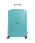 Samsonite S'Cure Spinner (4 wheels) aqua blue